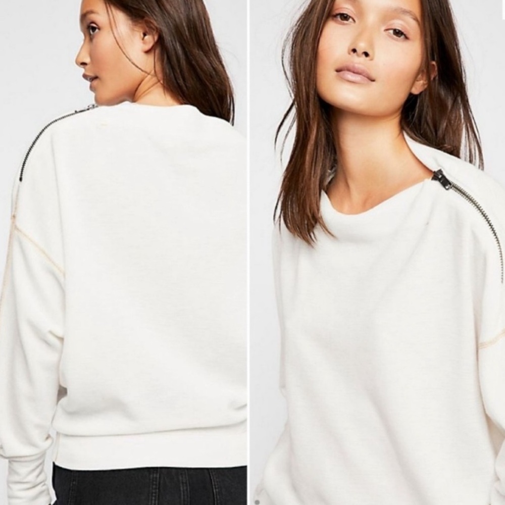 Free People | Nikala Long Sleeve Thermal Top Ivory Size Medium